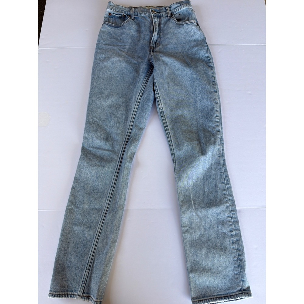 Abercrombie & Fitch Curve Love 90s Slim Straight Ultra High Rise Jeans 27 4